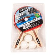 SportX Table tennis set incl. Balls in blister