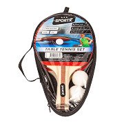SportX Table Tennis Set with Balls in Bag