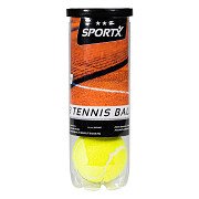 SportX Tennis Balls in Tube, 3 pcs.