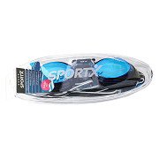 SportX Adult Holographic Swimming Goggles in box