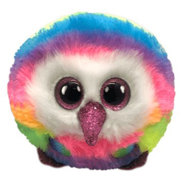 Ty Teeny Puffies Owen Owl, 10cm