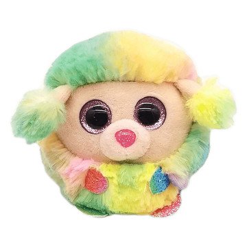 Ty Teeny Puffies Rainbow Poodle, 10cm