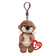 Ty Beanie Babies Bellies Clip Mitch Otter, 10 cm