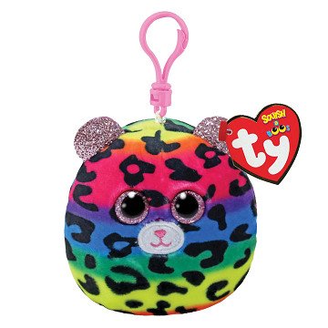 Ty Squish a Boo Clips Dotty Leopard, 8cm