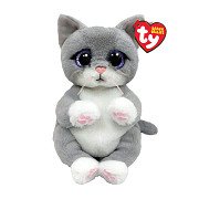 Ty Beanie Babies Bellies Morgan Graue Katze, 15 cm