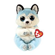 Ty Beanie Babies Bellies Thunder Blue Husky, 15cm