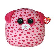 Ty Squish a Boo Pink Tickle Dog, 20cm