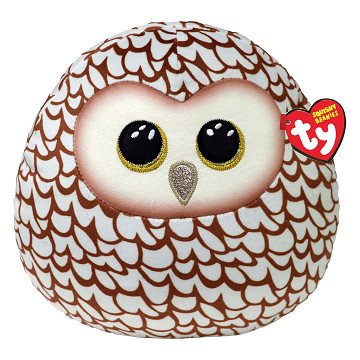 Ty Squish a Boo Whoolie Owl, 20cm