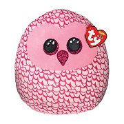 Ty Squish a Boo Pinky Owl, 20cm