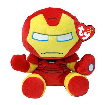 Ty Beanie Babies Marvel Iron Man weich, 15 cm