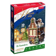 Kubisches lustiges 3D-Puzzle-Käsegeschäft mit LED-Beleuchtung