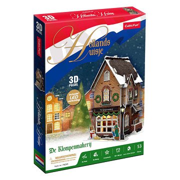 Cube Fun 3D-Puzzle-Clog-Maker mit LED-Beleuchtung