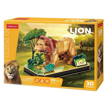Cubic Fun 3D Puzzle Lion