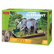 Cubic Fun 3D Puzzel Olifant