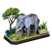 Cubic Fun 3D Puzzle Elephant