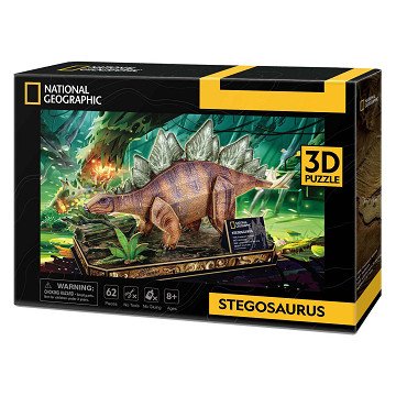 Cubic Fun 3D Puzzle National Geographic Stegosaurus