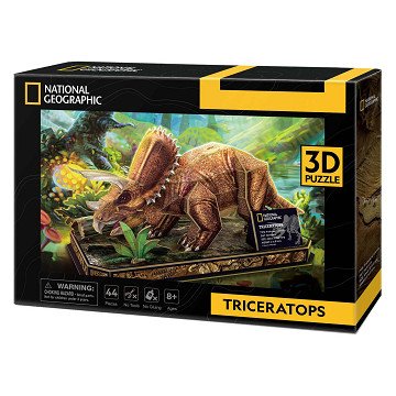 Cubic Fun 3D-Puzzle National Geographic Triceratops