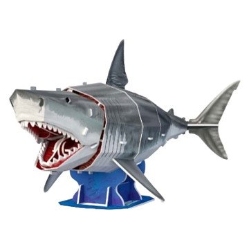 Cubic Fun 3D Puzzle National Geographic White Shark