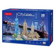 Kubisches lustiges 3D-Puzzle City Line New York City