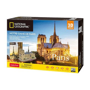 Cubic Fun 3D Puzzle National Geographic Notre Dam Paris