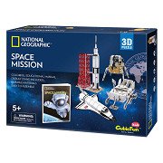 Kubisches lustiges 3D-Puzzle National Geographic Space Mission