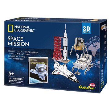 Cubic Fun 3D Puzzle National Geographic Space Mission