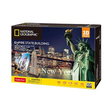 Cubic Fun 3D Puzzle National Geographic Empire State Building