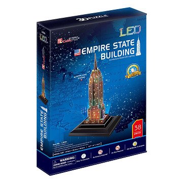 Cubic Fun 3D Puzzle Empire State Building with LED Lighting