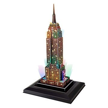 Cubic Fun 3D Puzzle Empire State Building with LED Lighting