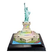 Cubic Fun 3D Puzzle Statue of Liberty with LED Lighting