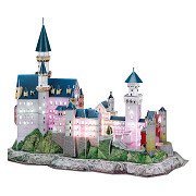 Cubic Fun 3D Puzzel Neuschwanstein Kasteel met Led Verlichting