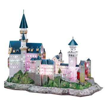 Cubic Fun 3D Puzzle Neuschwanstein Castle with LED Lighting