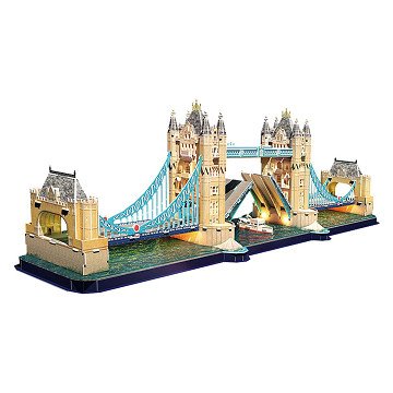 Cubic Fun 3D Puzzel  Tower Bridge met Led Verlichting