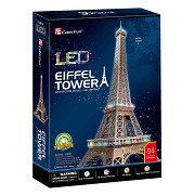 Cubic Fun 3D Puzzle Eiffelturm mit LED-Beleuchtung