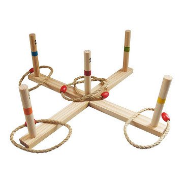 Outdoor Play Ringwerpspel Draagtas FSC, 5dlg.