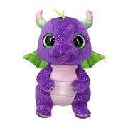 Ty Beanie Boo Daphne Purple Dino, 15cm