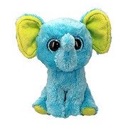 Ty Beanie Boo Trunkles Blauer Elefant, 15 cm
