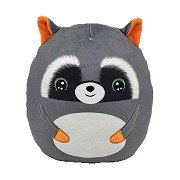 Ty Squish a Boo Sneaky Gray Raccoon, 20cm