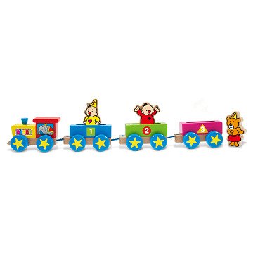 Bumba Holzeisenbahn mit Figuren