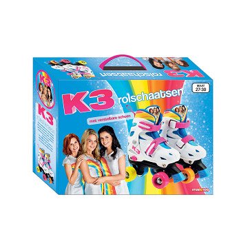 K3 Roller skates, size 27-30
