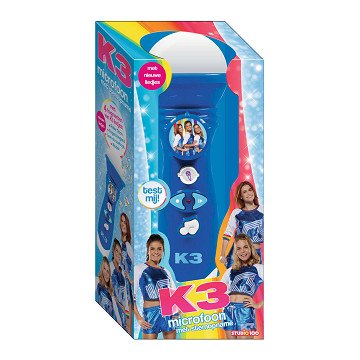 K3 Microphone with Voice Recording Roller Disco