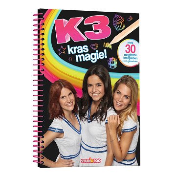 K3 Scratch Off Coloring Book
