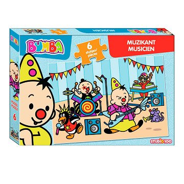 Bumba Puzzel Muzikant, 6st.