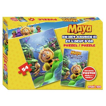 Maya de Bij Puzzle with Poster