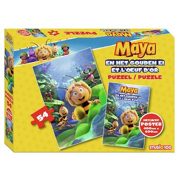 Maya de Bij Puzzel met Poster