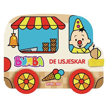 Bumba Cardboard Book with Wheels The Ice Cream Cart