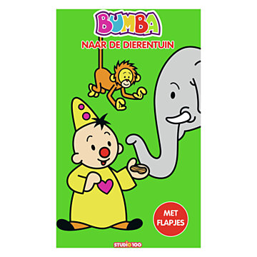 Bumba Board Book with Flaps - In the zoo