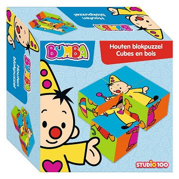 Bumba Wooden Block Puzzle, 4 pcs.