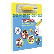 Studio 100 Colors with Water Coloring Book