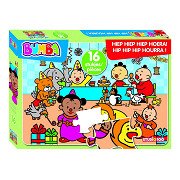 Bumba Jigsaw Puzzle Hip Hip Hip Hooray, 16 pcs.